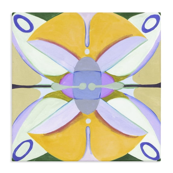 Stupell Industries Mid-Century Warm Revival Kaleidoscope Canvas Art, 30 x 30, by Melissa Wang