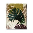 thumbnail image 1 of Stupell Industries Warm Summer Tropical Palm Fronds Monstera Leaves, 36 x 48, Design by Ian Winstanley, 1 of 6