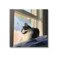 thumbnail image 1 of Stupell Industries Warm Sunlit Cat Neighborhood Windowsill Graphic Art Gallery Wrapped Canvas Print Wall Art, Design by Emily Kalina, 1 of 7