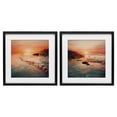 thumbnail image 1 of Stupell Industries Warm Sunset Melodies 2 Piece Black Framed Print Under Glass Set design by Lazar Studio, 16 x 16, 1 of 10
