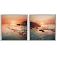 thumbnail image 1 of Stupell Industries Warm Sunset Melodies 2 Piece Gray Framed Giclee Art Set design by Lazar Studio, 17 x 17, 1 of 8