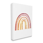 Stupell Industries Warm Tone Rainbow with Abstract Sky Texture Canvas Wall Art, 30 x 40, Design by Daphne Polselli
