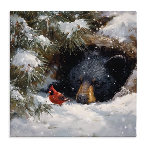Stupell Industries Farmhouse Warm Watch From The Den Canvas Art, 30 x 30, by Tina LeCour