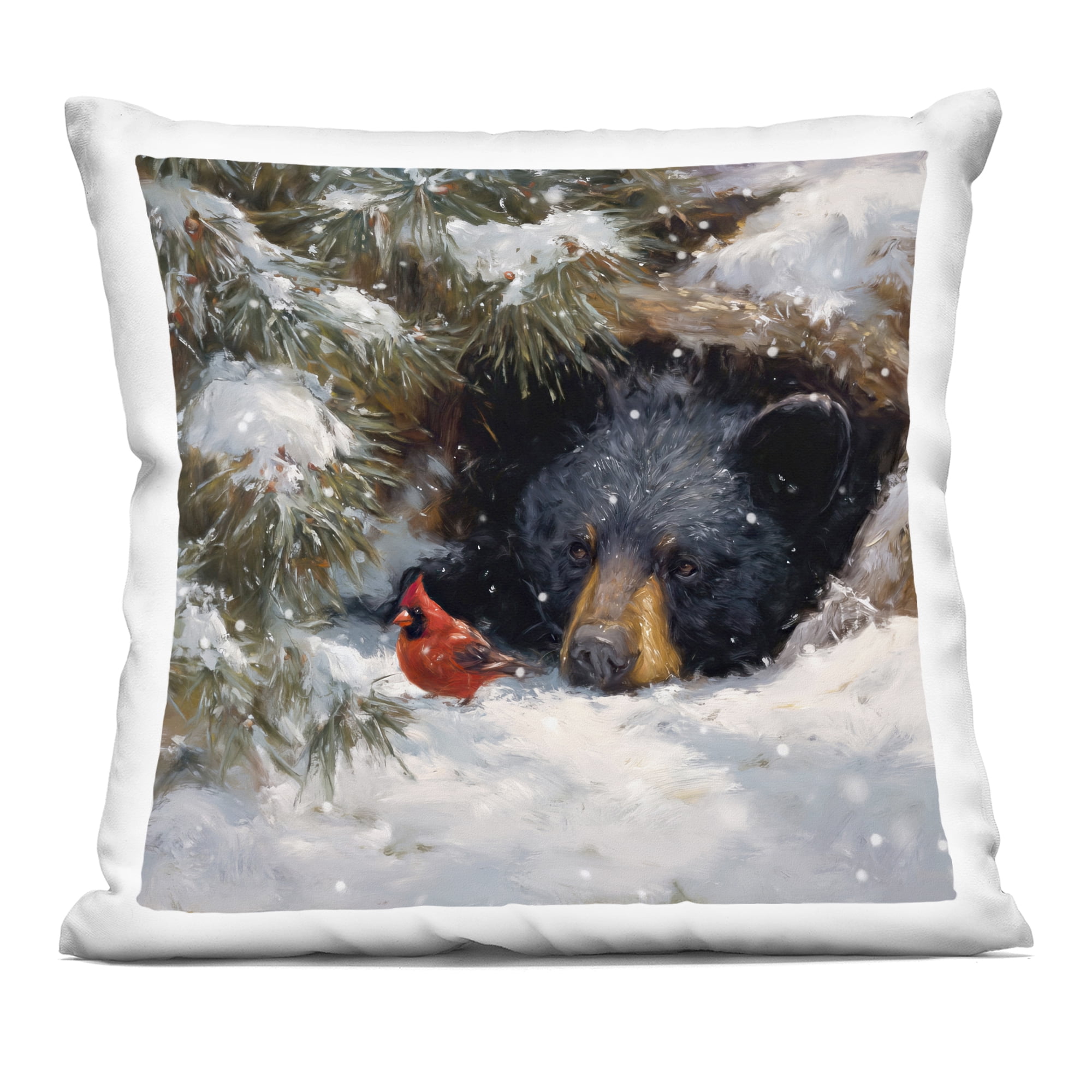 Stupell Industries Warm Watch From The Den Decorative Printed Throw Pillow, design by Tina LeCour