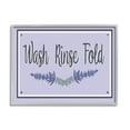 thumbnail image 1 of Stupell Industries Wash Rinse Fold Lavender Sprigs Typography Painting Gray Framed Art Print Wall Art, 1 of 5