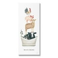 thumbnail image 1 of Stupell Industries Wash Scrub Rinse Animals Animals & Insects Painting Gallery Wrapped Canvas Art Print Wall Art, 10 x 24, 1 of 8