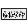 thumbnail image 1 of Stupell Industries Cottage Wash Up Buttercup Black Floating Frame Canvas Art, 25 x 11, by Lux + Me Designs, 1 of 8