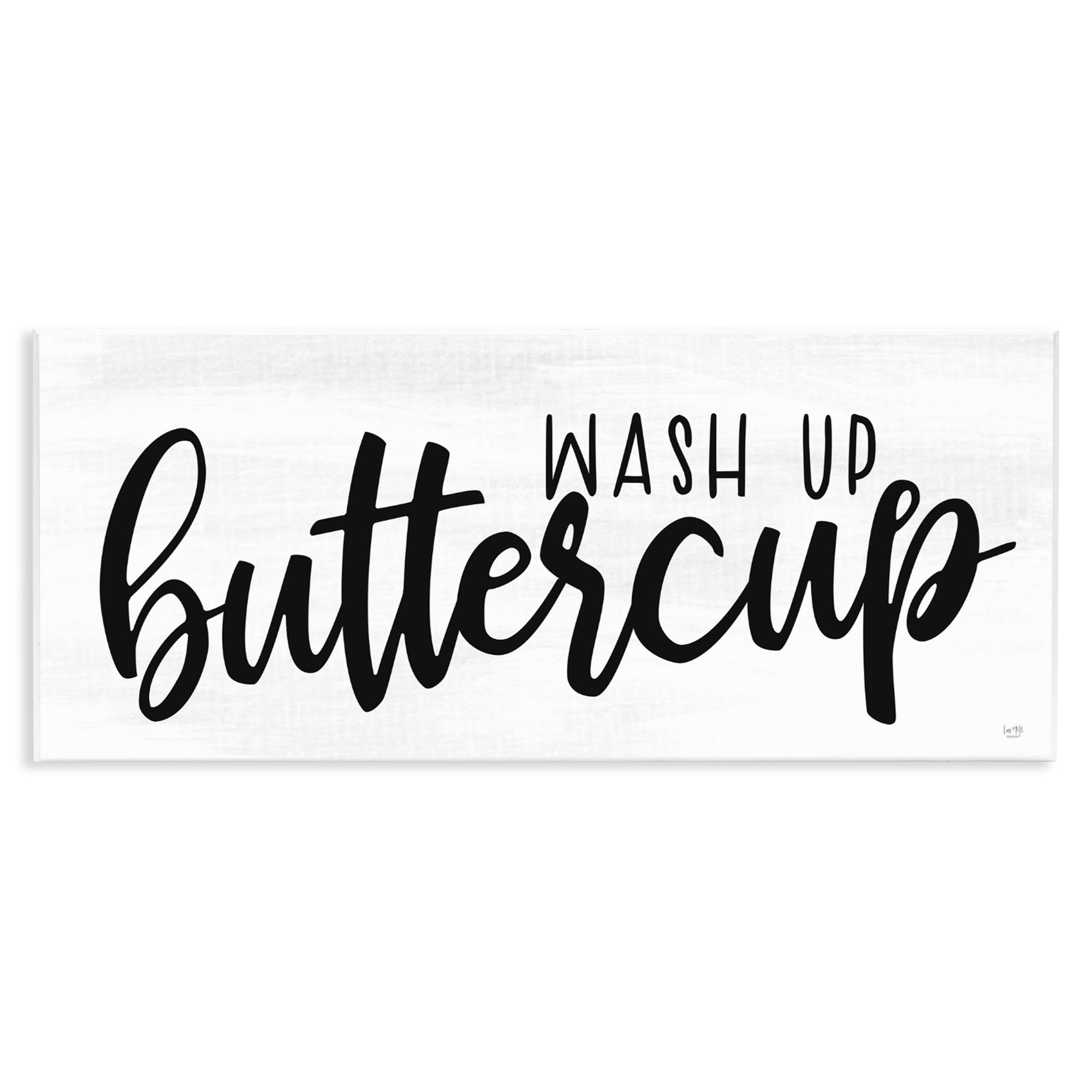 Stupell Industries Wash Up Buttercup Wall Plaque Art, design by Lux + Me Designs