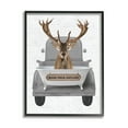 thumbnail image 1 of Stupell Industries Wash Your Antlers Deer Animals & Insects Painting Black Framed Art Print Wall Art, 11 x 14, 1 of 9