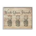 thumbnail image 1 of Stupell Industries Wash Your Hands Pineapple , 24 x 30,Design by Linda Woods, 1 of 2