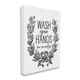 thumbnail image 1 of Stupell Industries Wash Your Hands Seriously Elegant Bathroom Word Design Canvas Wall Art by Lettered and Lined, 1 of 5