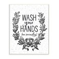 thumbnail image 1 of Stupell Industries Wash Your Hands Seriously Elegant Bathroom Word Design Wall Plaque by Lettered and Lined, 1 of 6