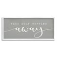 thumbnail image 1 of Stupell Industries Wash Your Worries Away Phrase Bathroom Relaxation, 13 x 30, Designed by Daphne Polselli, 1 of 8