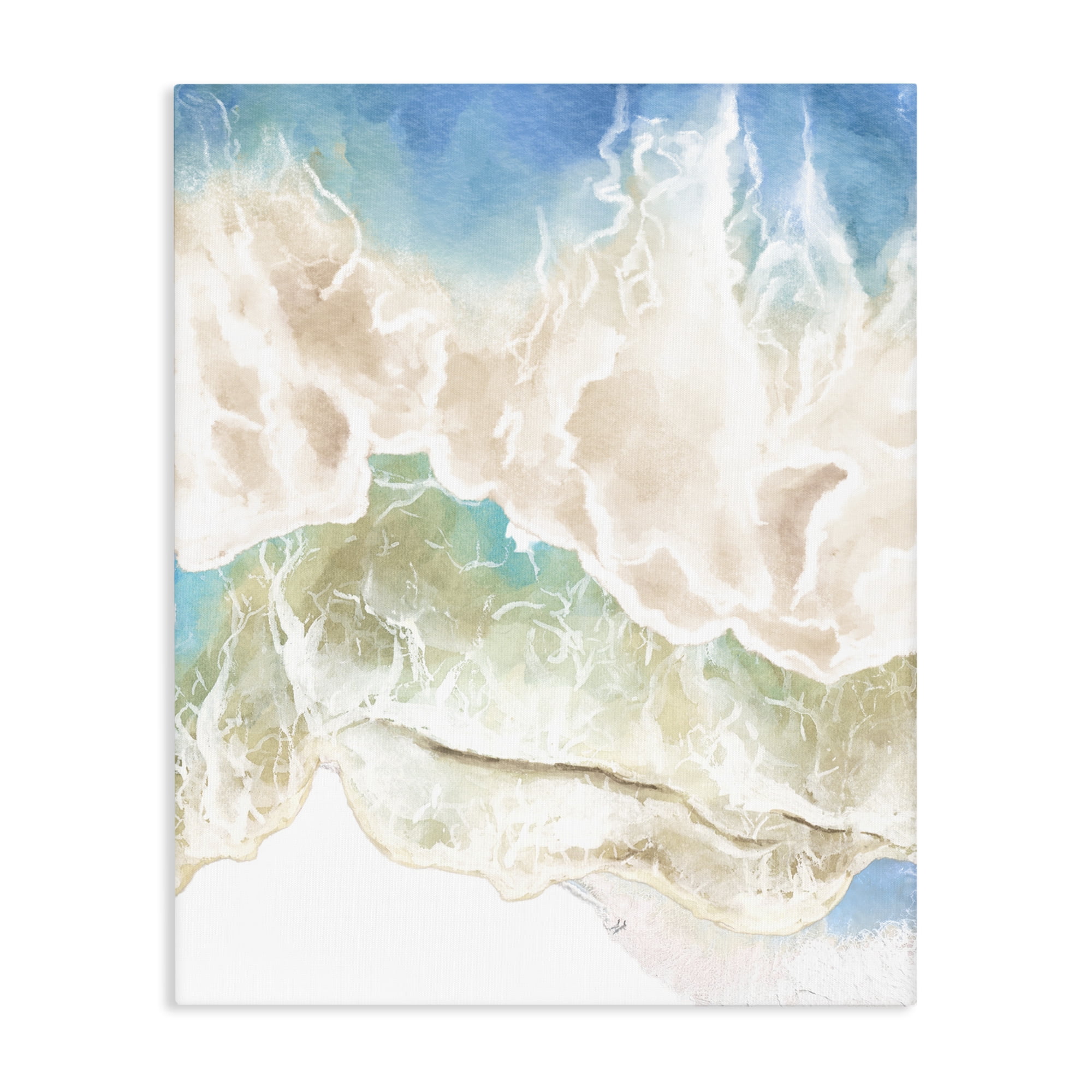 Stupell Industries Washed Away Tide Abstract Canvas Wall Art, design by Jesse Keith