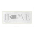 thumbnail image 1 of Stupell Industries Washington Home State Map Grey Neutral Textured Word Design Wall Plaque Art by Daphne Polselli, 1 of 3