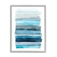 thumbnail image 1 of Stupell Industries Water Inspired Blue Grey Ombre Abstract Lines Painting Framed Art Print Wall Art, 24x30, By Grace Popp, 1 of 8