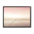 thumbnail image 1 of Stupell Industries Water Pathway Footsteps Beach Sunset Horizon Photography Black Framed Art Print Wall Art, 24x30, by Kim Allen, 1 of 7