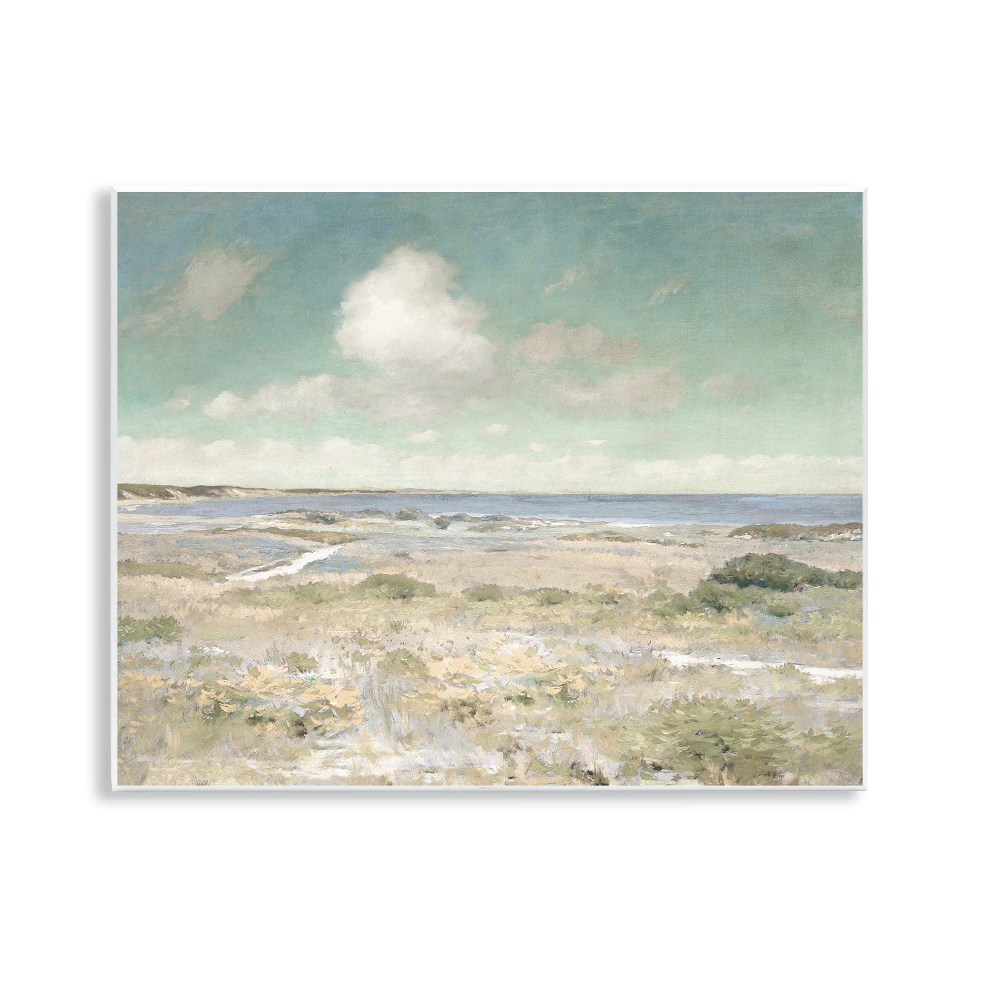 Stupell Industries Water View with Clouds Wall Plaque Art, design by Christy McKee