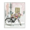 thumbnail image 1 of Stupell Industries Watercolor Bicycle Bouquet Botanical & Floral Painting White Framed Art Print Wall Art, 16 x 20, 1 of 10