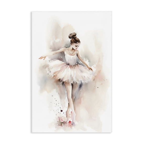 Stupell Industries Eclectic Watercolor Dancer Pose Canvas Art, 30 x 45, by Creative Studio