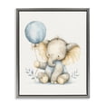 thumbnail image 1 of Stupell Industries Bohemian Watercolor Nursery Elephant Gray Floating Frame Canvas Art, 17 x 21, by LSR Design Studio, 1 of 8
