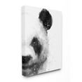 thumbnail image 1 of Stupell Industries Watercolor Panda Beer Face Abstract Black White Animal Canvas Wall Art Design by Brandon Wong, 30" x 40", 1 of 6