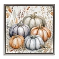 thumbnail image 1 of Stupell Industries French Country Watercolor Pumpkin Harvest Gray Floating Frame Canvas Art, 18 x 18, by Creative Studio, 1 of 8