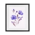 thumbnail image 1 of Stupell Industries French Country Watercolor Purple Flowers Black Framed Print Under Glass, 17 x 21, by Leah Noel Art, 1 of 8
