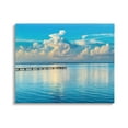 thumbnail image 1 of Stupell Industries Waterfront Dock Clouds Landscape Photography Gallery Wrapped Canvas Art Print Wall Art, 48 x 36, 1 of 8