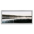 thumbnail image 1 of Stupell Industries Waterfront Reeds Landscape Landscape Photography Gray Framed Art Print Wall Art, 24 x 10, 1 of 9