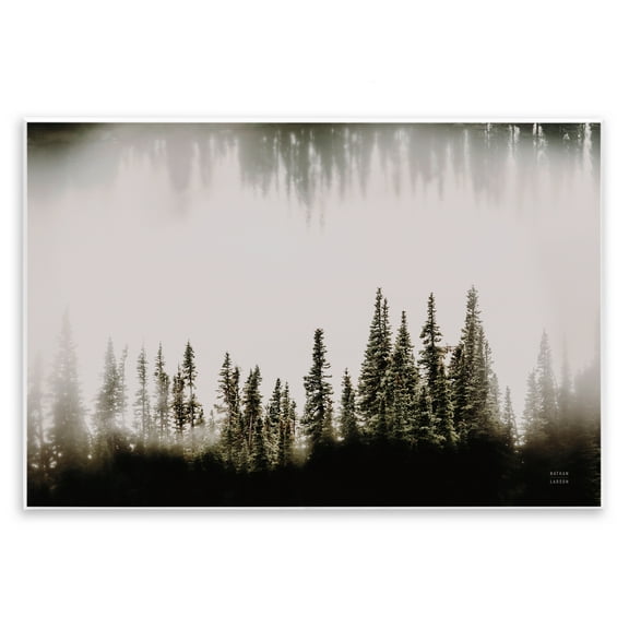 Stupell Industries Waterwood Tree Composition Landscape & Nature Painting Unframed Art Print Wall Art, 15 x 10