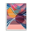 thumbnail image 1 of Stupell Industries Waves & Circles Abstraction Abstract Painting White Framed Art Print Wall Art, 24 x 30, 1 of 9