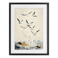 thumbnail image 1 of Stupell Industries Tropical Waves of Seagulls over Rocks Black Framed Print Under Glass, 17 x 23, by Creative Studio, 1 of 8