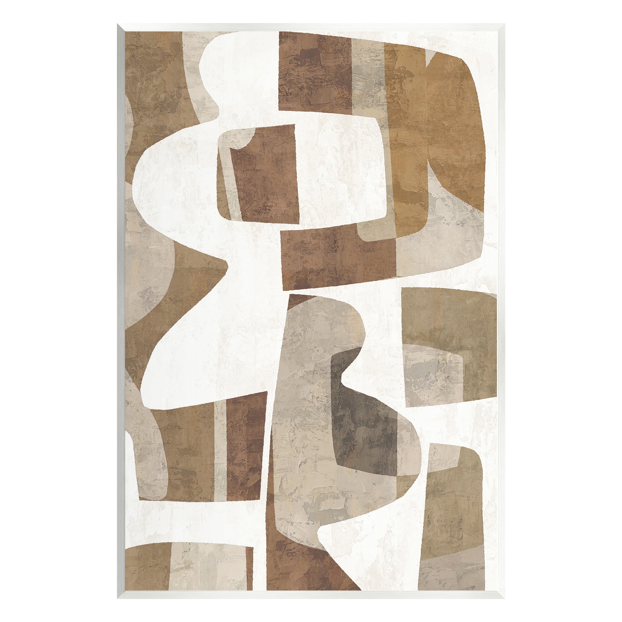 Stupell Industries Wavy Southwestern Shapes Abstract Painting Unframed Art Print Wall Art, 13 x 19