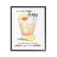 thumbnail image 1 of Stupell Industries We Don't Hide Crazy Food & Beverage Painting Black Framed Art Print Wall Art, 24 x 30, 1 of 9
