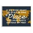 thumbnail image 1 of Stupell Industries We'd Have Roots Encouraging Travel World Map Sign,15 x 10, Design by Daphne Polselli, 1 of 6