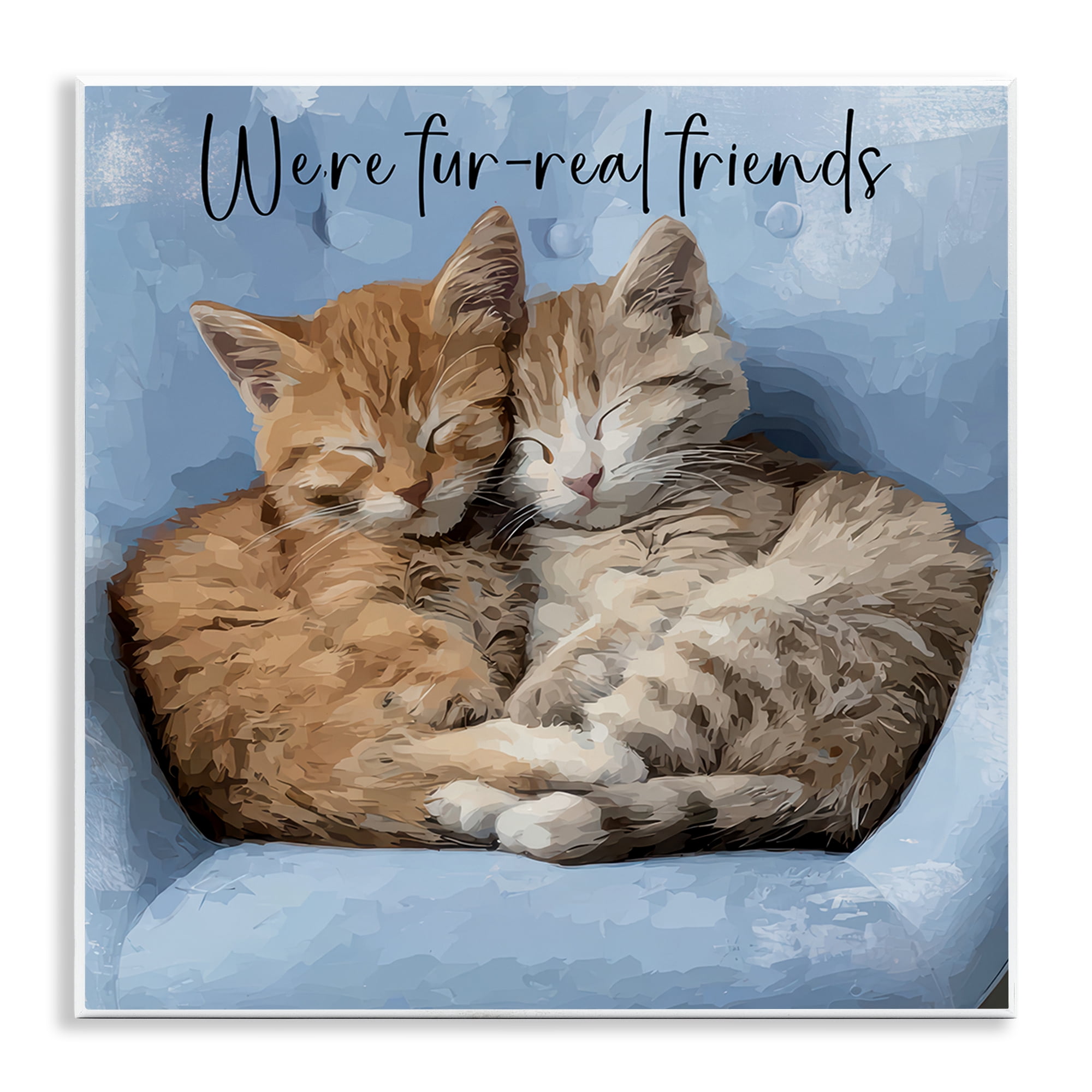 Stupell Industries We're Fur-Real Friends Wall Plaque Art, design by Kim Curinga