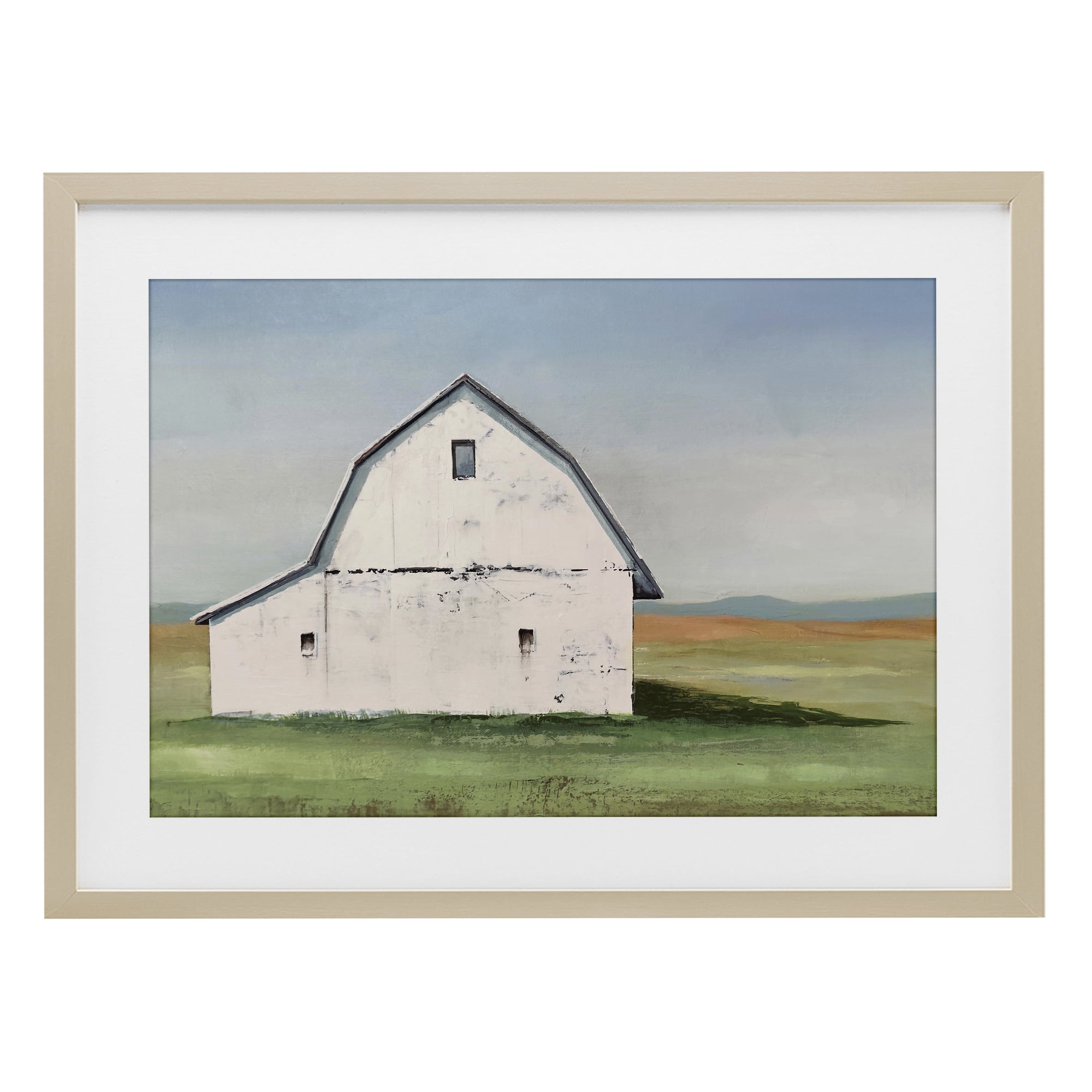 Stupell Industries Weathered and Wise Barn Birch Framed Print Under Glass, design by Max Maxx