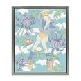 thumbnail image 1 of Stupell Industries Modern Weight Trainer & Chrysanthemums Gray Floating Frame Canvas Art, 17 x 21, by Melissa Wang, 1 of 8