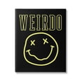 thumbnail image 1 of Stupell Industries Weirdo Phrase with Smiley Abstract Painting Gallery Wrapped Canvas Art Print Wall Art, 16 x 20, 1 of 8