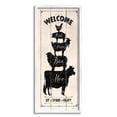 thumbnail image 1 of Stupell Industries Welcome Farm Animal Rustic Wood Textured Word Design, 10 x 24,Design by Stephanie Workman Marrott, 1 of 2