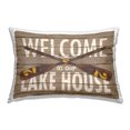 thumbnail image 1 of Stupell Industries Welcome Lake House Decorative Printed Throw Pillow, 14 x 20, 1 of 5