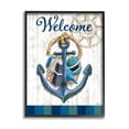 thumbnail image 1 of Stupell Industries Welcome Nautical Buoys Nature Painting Black Framed Art Print Wall Art, 11 x 14, 1 of 9