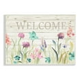 thumbnail image 1 of Stupell Industries Welcome Sign Spring Wildflower Meadow Rustic Pattern, 15 x 10, Design by Lanie Loreth, 1 of 6