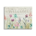thumbnail image 1 of Stupell Industries Welcome Sign Spring Wildflower Meadow Rustic Pattern, 48 x 36, Design by Lanie Loreth, 1 of 6