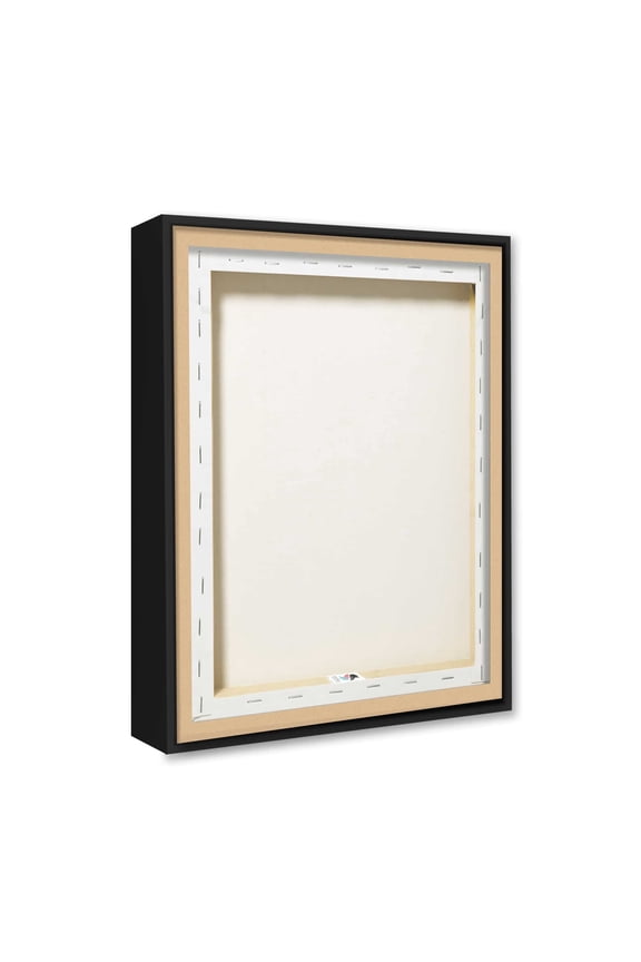 Welcome Spring Seasonal Rain Boots Flower Arrangement Gray Floating Frame Canvas Art, 25 x 31, Made In USA