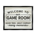 thumbnail image 1 of Stupell Industries Welcome To Game Room Beauty & Fashion Painting Black Floater Framed Art Print Wall Art, 31 x 25, 1 of 10