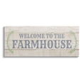 thumbnail image 1 of Stupell Industries Welcome To The Farmhouse Phrase Country Plank Pattern, 48 x 20,Design by CAD Designs, 1 of 5