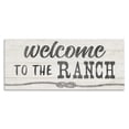 thumbnail image 1 of Stupell Industries Welcome to Ranch Rustic Text & Numbers Painting Wrapped Canvas Art Print Wall Art, 30 x 13, 1 of 8