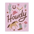 thumbnail image 1 of Stupell Industries Eclectic Western Boho Girl Howdy Canvas Art, 36 x 48, by Nina Seven, 1 of 8